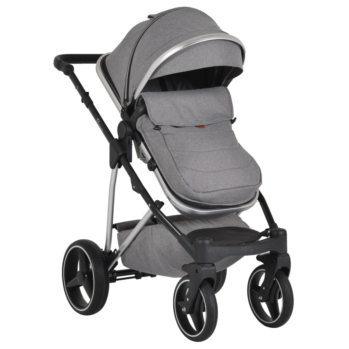 Cangaroo Florence Grey 3-in-1 Kinderwagen Incl. Autostoel 109996 8 Cangaroo Florence Grey 3-in-1 Kinderwagen Incl. Autostoel 109996 - Image 6