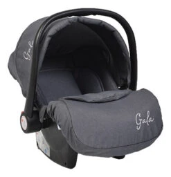 Cangaroo Gala Steel Grey 3-in-1 Combi Kinderwagen Incl. Autostoel -Baby Verkoop cangaroo gala black leather 2 in 1 combi kinderwagen