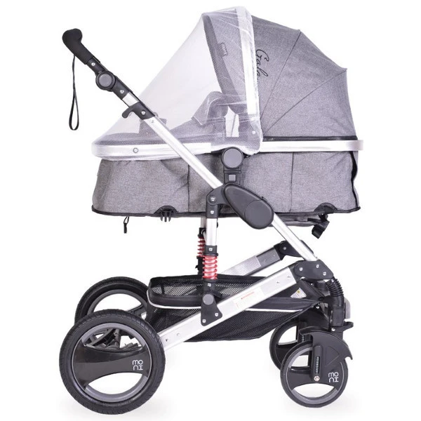 Cangaroo Gala Dark Grey/Silver 3-in-1 Combi Kinderwagen Incl. Autostoel. - Image 4