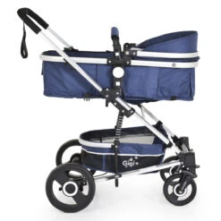 Cangaroo Gigi Denim 3-in-1 Combi Kinderwagen Incl. Autostoel -Baby Verkoop cangaroo gigi denim 3 in 1 combi kinderwagen 4