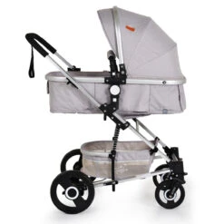 Cangaroo Gigi Light Grey 3-in-1 Combi Kinderwagen Incl. Autostoel -Baby Verkoop cangaroo gigi light grey 3 in 1 combi kinderwagen 2