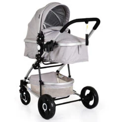 Cangaroo Gigi Light Grey 3-in-1 Combi Kinderwagen Incl. Autostoel -Baby Verkoop cangaroo gigi light grey 3 in 1 combi kinderwagen 5