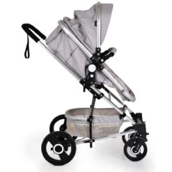 Cangaroo Gigi Light Grey 3-in-1 Combi Kinderwagen Incl. Autostoel -Baby Verkoop cangaroo gigi light grey 3 in 1 combi kinderwagen 9