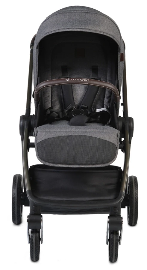Cangaroo Macan Grey 3-in-1 Combi Kinderwagen Incl. Autostoel 2819 - Image 4