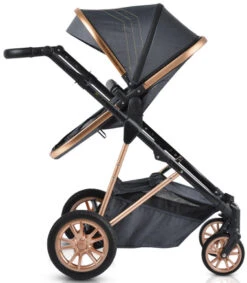 Cangaroo Midas Black 3-in-1 Combi Kinderwagen Incl. Autostoel -Baby Verkoop cangaroo midas black 3 in 1 combi kinderwagen incl. autostoel 6