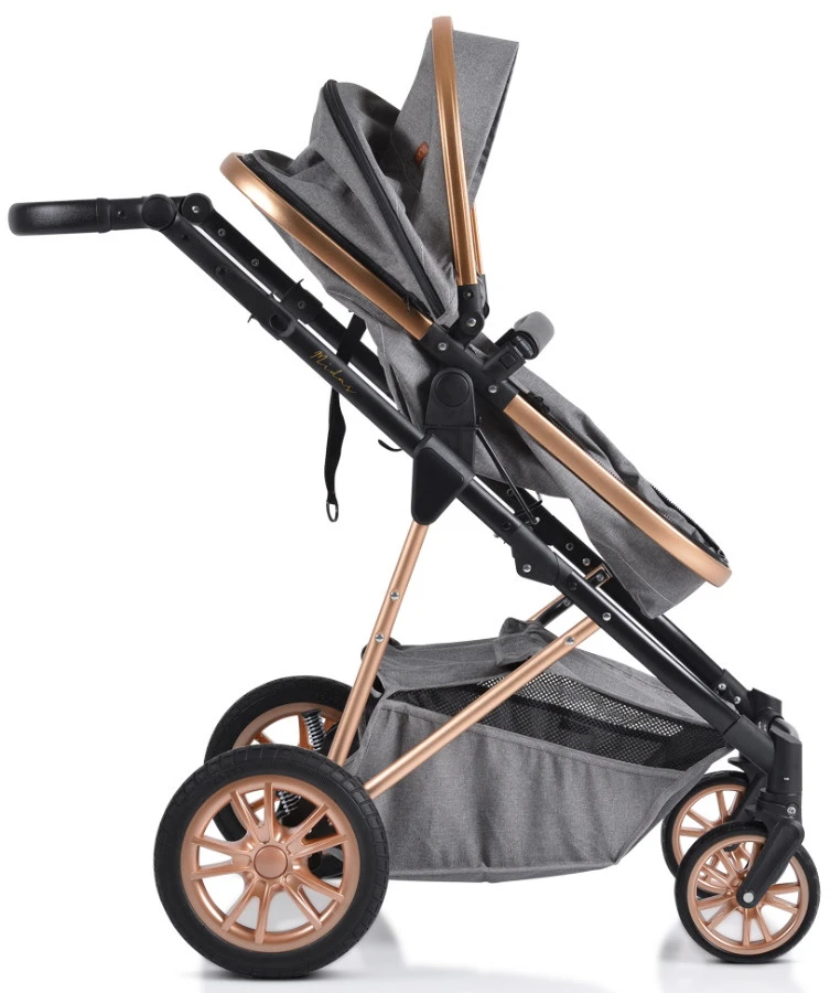Cangaroo Midas Grey 3-in-1 Combi Kinderwagen Incl. Autostoel 12 Cangaroo Midas Grey 3-in-1 Combi Kinderwagen Incl. Autostoel - Image 11