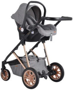Cangaroo Midas Grey 3-in-1 Combi Kinderwagen Incl. Autostoel 30 Cangaroo Midas Grey 3-in-1 Combi Kinderwagen Incl. Autostoel -Baby Verkoop cangaroo midas grey 3 in 1 combi kinderwagen incl. autostoel 12