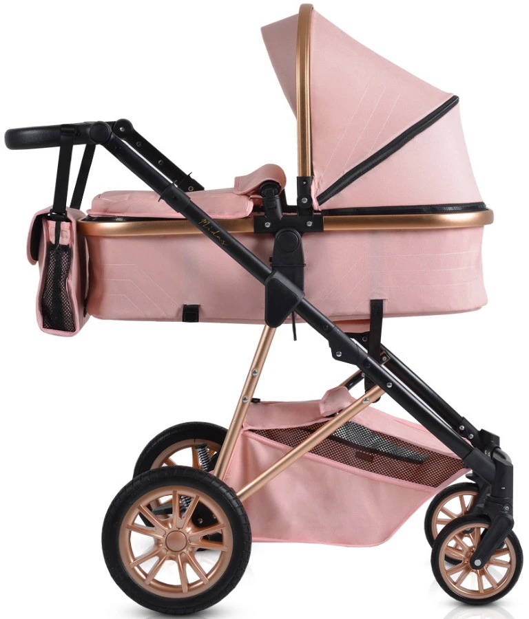 Cangaroo Midas Pink 3-in-1 Combi Kinderwagen Incl. Autostoel 5 Cangaroo Midas Pink 3-in-1 Combi Kinderwagen Incl. Autostoel - Image 3