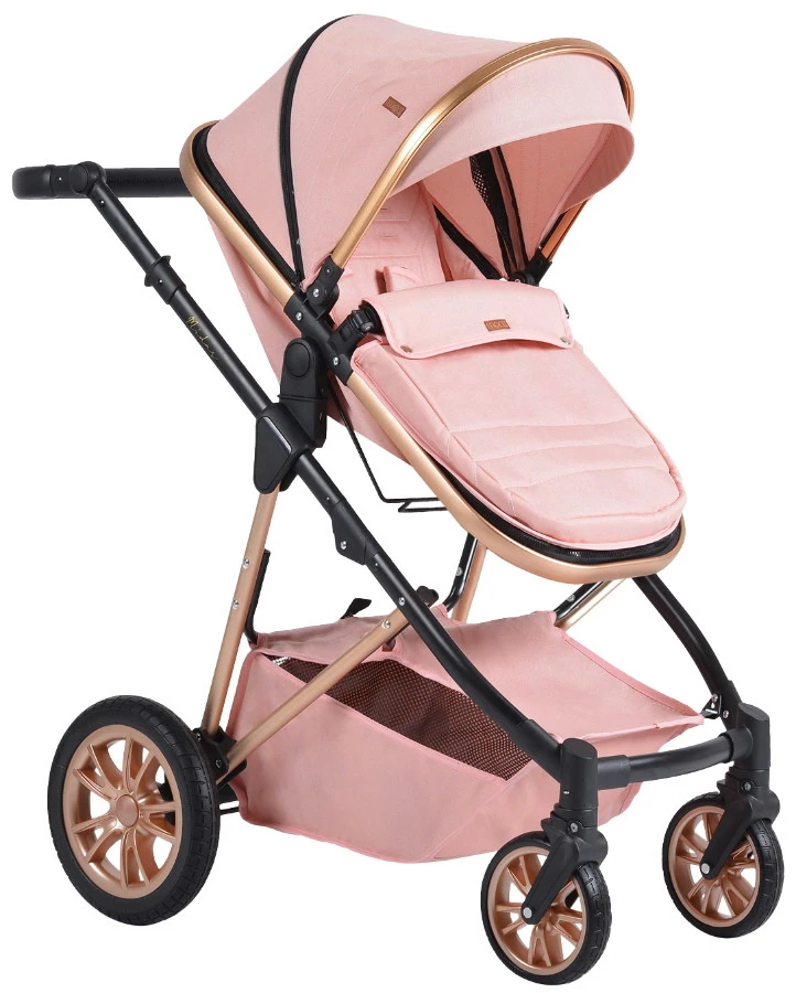 Cangaroo Midas Pink 3-in-1 Combi Kinderwagen Incl. Autostoel 7 Cangaroo Midas Pink 3-in-1 Combi Kinderwagen Incl. Autostoel - Image 5