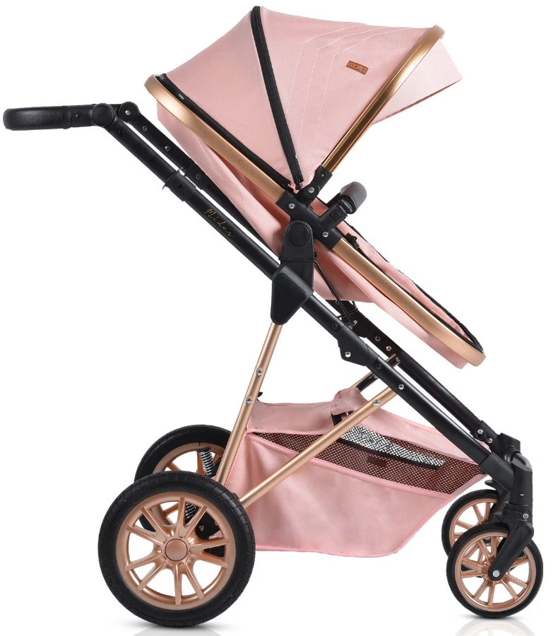 Cangaroo Midas Pink 3-in-1 Combi Kinderwagen Incl. Autostoel 10 Cangaroo Midas Pink 3-in-1 Combi Kinderwagen Incl. Autostoel - Image 8