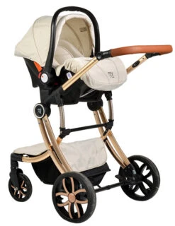Cangaroo Polly Beige 3-in-1 Combi Kinderwagen Incl. Autostoel -Baby Verkoop cangaroo polly beige 3 in 1 combi kinderwagen incl. autostoel 3