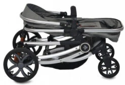 Cangaroo Polly Black 3-in-1 Combi Kinderwagen Incl. Autostoel -Baby Verkoop cangaroo polly grey 3 in 1 combi kinderwagen incl. autostoel 7 1