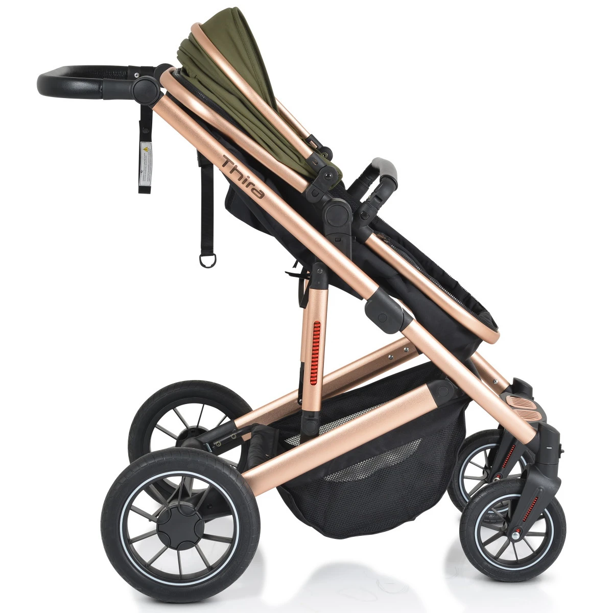 Cangaroo Thira Green 3-in-1 Combi Kinderwagen Incl. Autostoel 18 Cangaroo Thira Green 3-in-1 Combi Kinderwagen Incl. Autostoel - Image 16