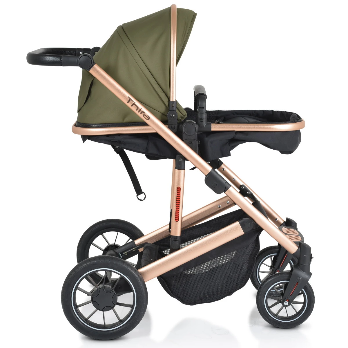 Cangaroo Thira Green 3-in-1 Combi Kinderwagen Incl. Autostoel 19 Cangaroo Thira Green 3-in-1 Combi Kinderwagen Incl. Autostoel - Image 17