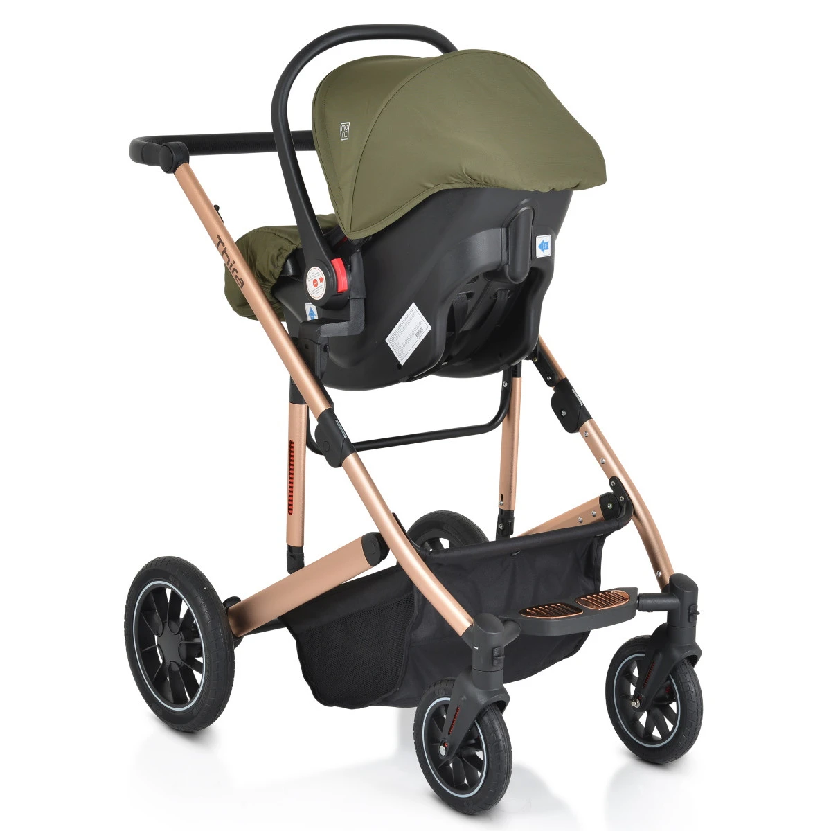 Cangaroo Thira Green 3-in-1 Combi Kinderwagen Incl. Autostoel 21 Cangaroo Thira Green 3-in-1 Combi Kinderwagen Incl. Autostoel - Image 19