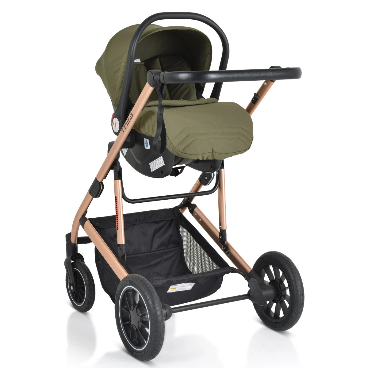 Cangaroo Thira Green 3-in-1 Combi Kinderwagen Incl. Autostoel 22 Cangaroo Thira Green 3-in-1 Combi Kinderwagen Incl. Autostoel - Image 20