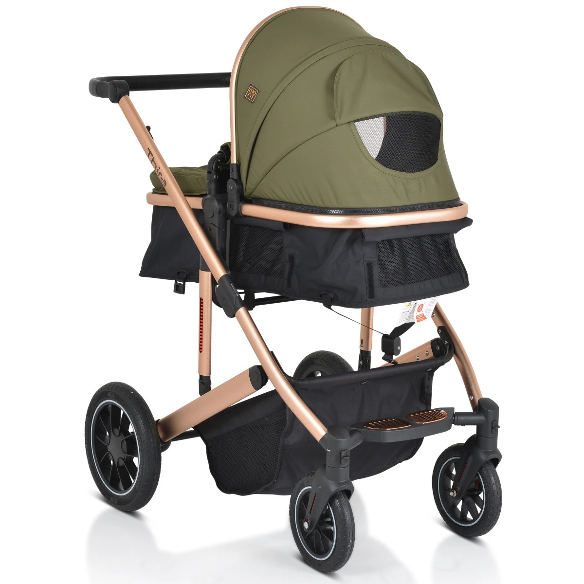 Cangaroo Thira Green 3-in-1 Combi Kinderwagen Incl. Autostoel 8 Cangaroo Thira Green 3-in-1 Combi Kinderwagen Incl. Autostoel - Image 6