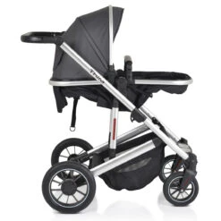 Cangaroo Thira Grey 3-in-1 Combi Kinderwagen Incl. Autostoel -Baby Verkoop cangaroo thira grey 3 in 1 combi kinderwagen 17