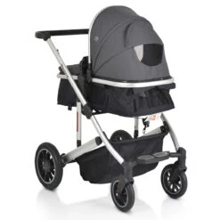 Cangaroo Thira Grey 3-in-1 Combi Kinderwagen Incl. Autostoel -Baby Verkoop cangaroo thira grey 3 in 1 combi kinderwagen 6
