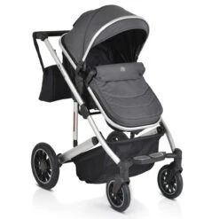 Cangaroo Thira Grey 3-in-1 Combi Kinderwagen Incl. Autostoel -Baby Verkoop cangaroo thira grey 3 in 1 combi kinderwagen 7