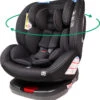 Ding Cruz Black 360° Isofix Autostoel 0-36kg DI-101919 -Baby Verkoop di 101919 ding cruz black arrow 1