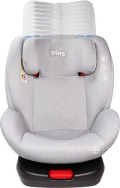 Ding Cruz Light Grey 360° Isofix Autostoel 0-36kg DI-101921 -Baby Verkoop di 101921 ding cruz light grey positions