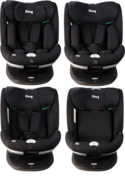 Ding Mace Black 360° I-Size Autostoel 0-36kg DI-111916 -Baby Verkoop di 111916 ding mace black 05
