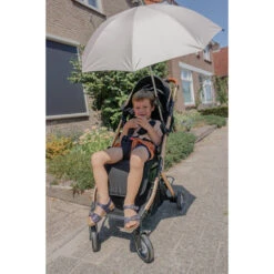Ding Zwart UV Buggy Parasol DI-252421 -Baby Verkoop di 252426 8720663931894 baby stroller umbrella sand 02 1 1