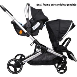 Ding Fenix Black/Black Autostoel 0-13kg -Baby Verkoop ding amigo black silver 0 13kg autostoel di 191708 2 1
