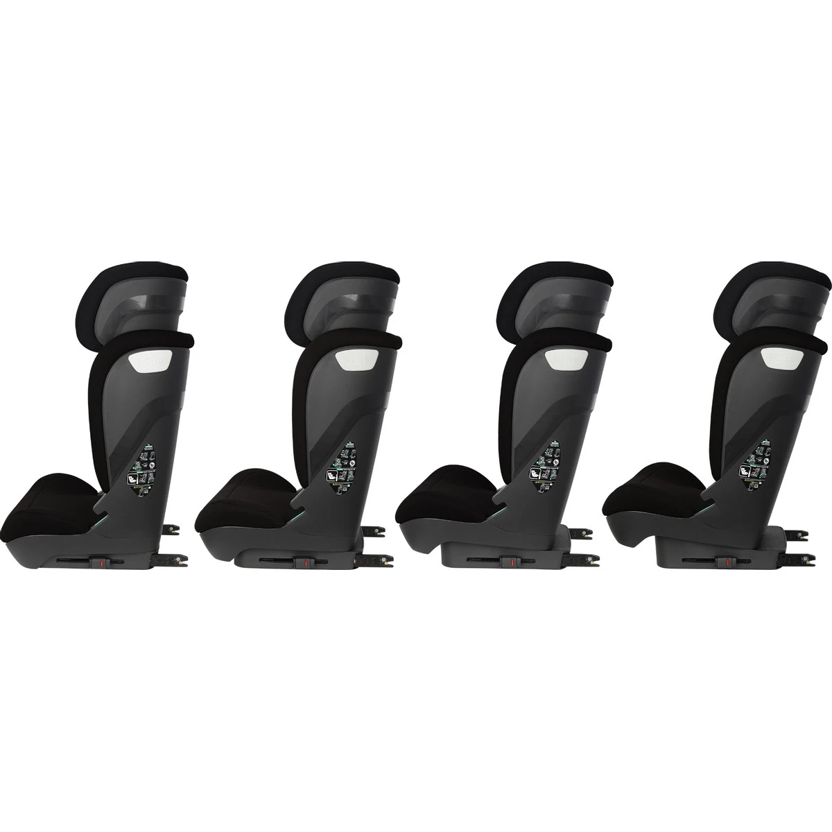 Ding Aron Black I-Size Autostoel 15-36 Kg DI-111920 4 Ding Aron Black I-Size Autostoel 15-36 Kg DI-111920 - Image 2