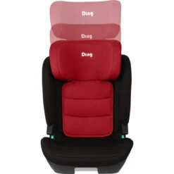 Ding Aron Red I-Size Autostoel 15-36 Kg DI-111923 -Baby Verkoop ding aron red i size di 111923 11positions