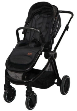Ding Fenix Black/Black Kinderwagen DI-191701 -Baby Verkoop ding fenix black kinderwagen1