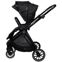 Ding Fenix Black/Black 3-in-1 Combi Kinderwagen Incl. Autostoel -Baby Verkoop ding fenix black kinderwagen6 1 1