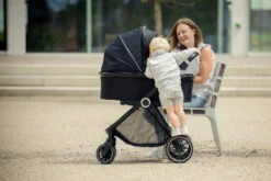 Ding Fenix Black/Black Kinderwagen DI-191701 -Baby Verkoop ding fenix black kinderwagen 2