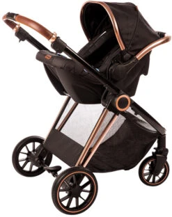 Ding Fenix Black/Rose Autostoel 0-13kg 14 Ding Fenix Black/Rose Autostoel 0-13kg -Baby Verkoop ding fenix black rose kinderwagen incl. autostoel 2 1 1