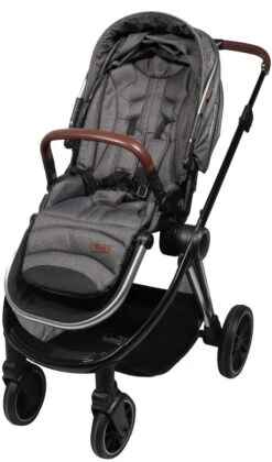 Ding Fenix Grey/Silver Kinderwagen DI-191703 -Baby Verkoop ding fenix greysilver kinderwagen1