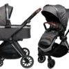 Ding Fenix Grey/Silver Kinderwagen DI-191703 -Baby Verkoop ding fenix greysilver kinderwagen100