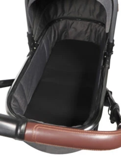 Ding Fenix Grey/Silver 3-in-1 Combi Kinderwagen Incl. Autostoel 37 Ding Fenix Grey/Silver 3-in-1 Combi Kinderwagen Incl. Autostoel -Baby Verkoop ding fenix greysilver kinderwagen10 1