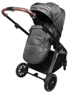 Ding Fenix Grey/Silver 3-in-1 Combi Kinderwagen Incl. Autostoel 29 Ding Fenix Grey/Silver 3-in-1 Combi Kinderwagen Incl. Autostoel -Baby Verkoop ding fenix greysilver kinderwagen8 1