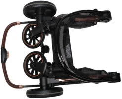 Ding Fenix Black/Black Kinderwagen DI-191701 -Baby Verkoop ding fenix kinderwagen ingeklapt 4