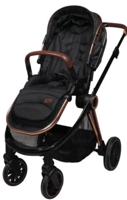 Ding Fenix Black/Rose Kinderwagen DI-191702 -Baby Verkoop ding fenix rose kinderwagen1