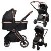 Ding Fenix Black/Rose 3-in-1 Combi Kinderwagen Incl. Autostoel -Baby Verkoop ding fenix rose kinderwagen15