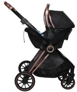 Ding Fenix Black/Rose 3-in-1 Combi Kinderwagen Incl. Autostoel -Baby Verkoop ding fenix rose kinderwagen20