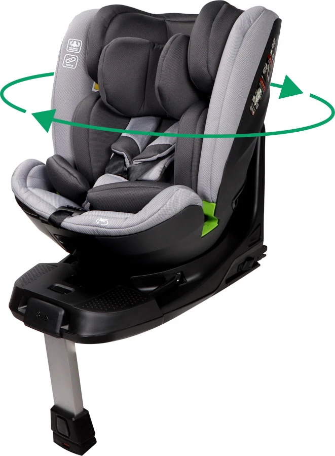 Ding Troy Black/Grey 360° I-Size Autostoel 0-36 Kg DI-101923 3 Ding Troy Black/Grey 360° I-Size Autostoel 0-36 Kg DI-101923