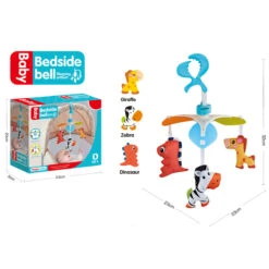 Eco Toys Blue Babymobiel Kinderwagen Speelgoed HC527701 -Baby Verkoop eco toys animals muziekmobiel 3