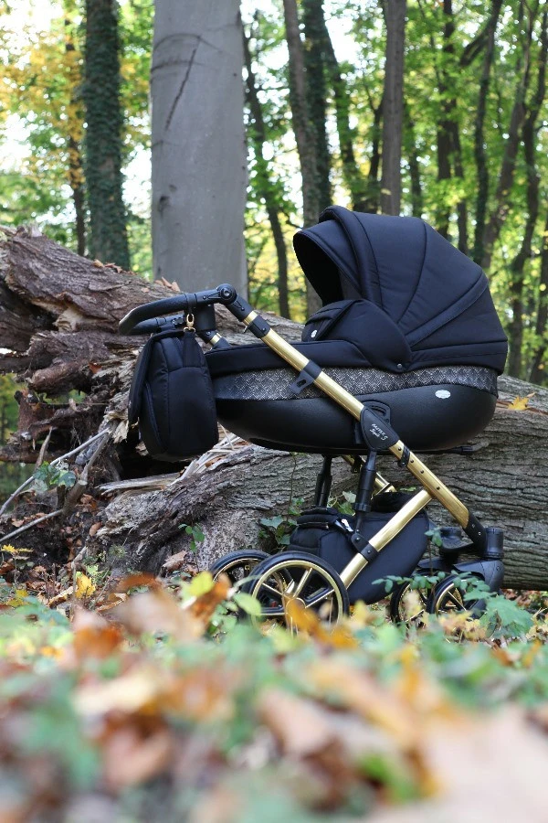Baby Merc Faster 3 Black/Gold Limited Edition Kinderwagen Incl. Autostoel L143 8 Baby Merc Faster 3 Black/Gold Limited Edition Kinderwagen Incl. Autostoel L143 - Image 6