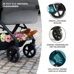 Kinderkraft A-Tour Dark Grey 3-in-1 Kinderwagen Incl. Autostoel KSATOU00DGR3000 -Baby Verkoop kinderkraft a tour dark grey 3 in 1 kinderwagen incl. autostoel ksatou00dgr3000 11