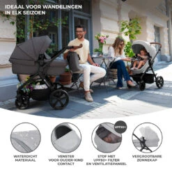 Kinderkraft A-Tour Light Grey 3-in-1 Kinderwagen Incl. Autostoel KSATOU00LGR3000 -Baby Verkoop kinderkraft a tour light grey 3 in 1 kinderwagen incl. autostoel ksatou00lgr3000 12