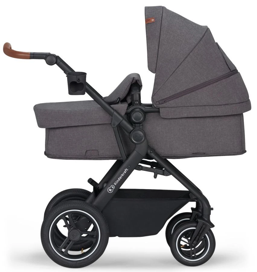 Kinderkraft B-Tour Ash Grey 3-in-1 Combi Kinderwagen Incl. Autostoel KSBTOU00DGR3000 5 Kinderkraft B-Tour Ash Grey 3-in-1 Combi Kinderwagen Incl. Autostoel KSBTOU00DGR3000 - Image 3