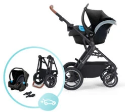 Kinderkraft B-Tour Deep Black 3-in-1 Combi Kinderwagen Incl. Autostoel KSBTOU00BLK3000 -Baby Verkoop kinderkraft b tour 3 in 1 deep black wandelwagen ksbtou00blk3000 13